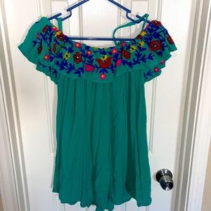 Off the shoulder Fiesta dress